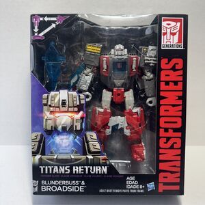 Transformers Generations Titans Return Voyager Class Broadside and Blunderbuss